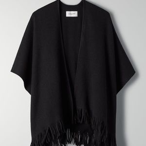 Aritzia Auxiliary Wool Cashmere Cape NWT